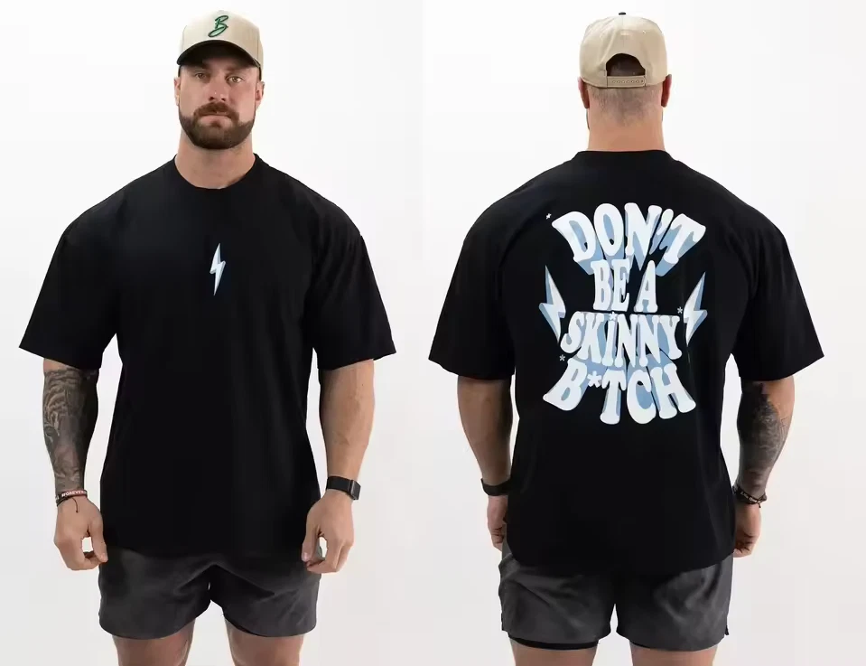 Oversized Men’s Gym T-Shirt Cotton Muscle Fitness Workout Summer Printed Tee Top
Opens in a new wind
