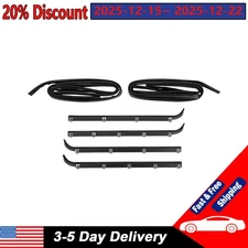 Window Sweep/Run Channel Weatherstrip For 1987- 1997 Ford F150 F250 F350 New