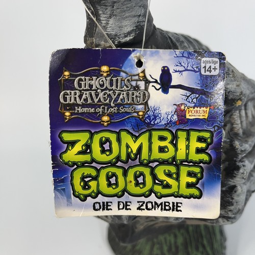 15" SKELETON ZOMBIE GOOSE DUCK Blow Mold Bones Indoor/Outdoor Halloween Model - Picture 10 of 12