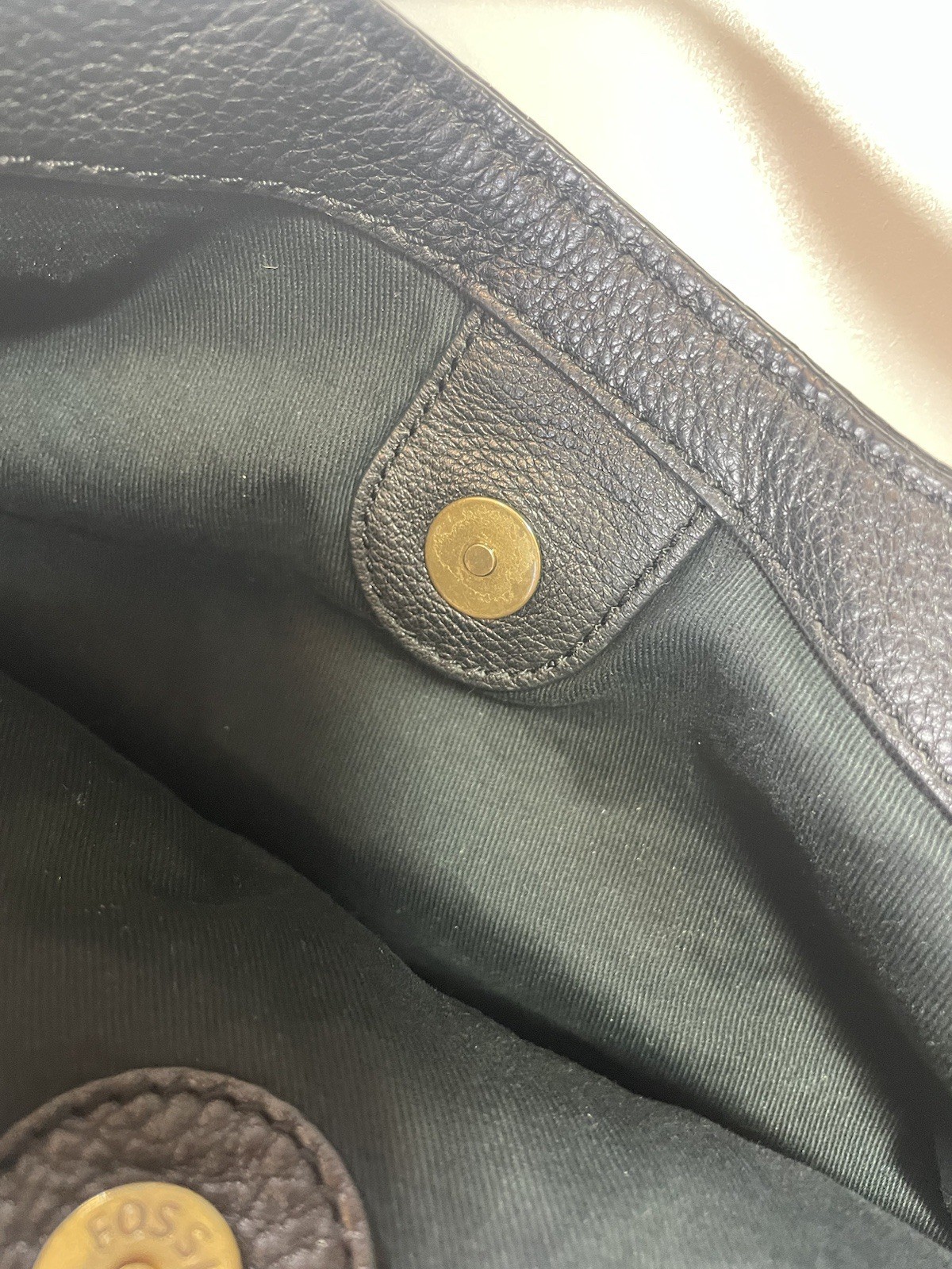 Fossil Explorer Patchwork Leather Foldover Crossb… - image 13