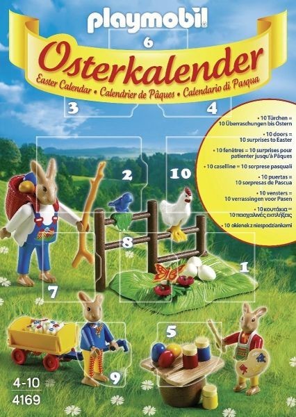 Jouet nostalgie PLAYMOBIL 4169 Calendrier de Pâques neuf pour revivre vos souvenirs d'enfance