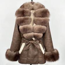Women s Regular-Length Jacket with Fur Detail