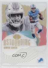 2019 Panini Illusions Astounding Gold 249/399 Kerryon Johnson #AST-KJ 0c2
