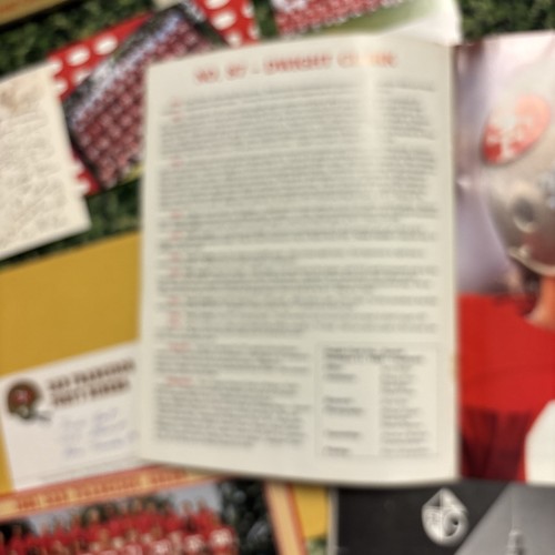 vintage san francisco 49ers Media Lot, Programs, Greeting Cards Photos - Picture 20 of 23