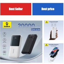 Baseus 20000mAh Power Bank 22.5W PD Fast Charging Portable Battery