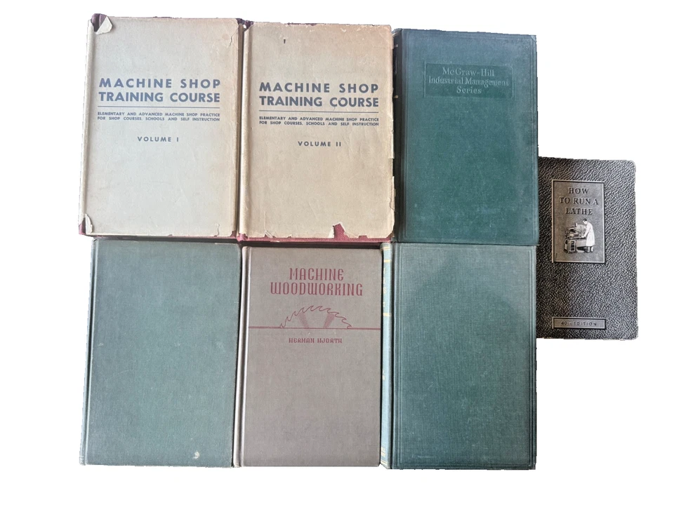 Lote de referencia industrial y taller de máquinas vintage (7) torno vapor carpintería Foto 2 de 4