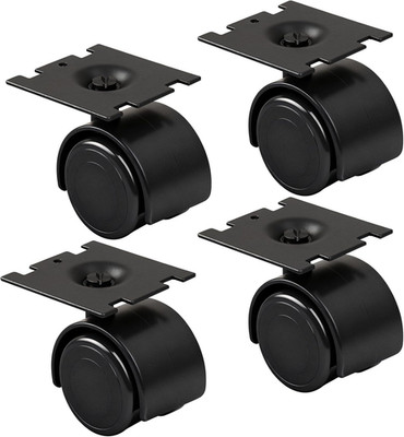 40Mm Wheel/Plate Assembly for D4 D4C SE E E2 Series Vacuum Cleaner (4 Pack)