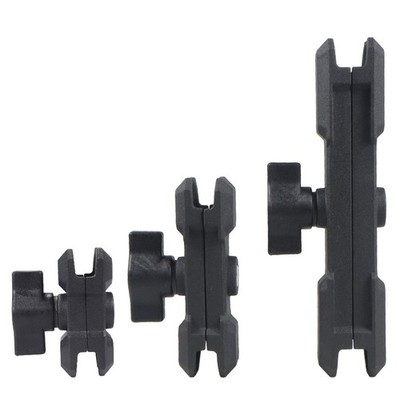 Metal Double Socket Extension Mount Arm for RAM Mount B Size 1''/25mm Ball Head