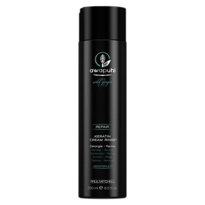 Paul Mitchell Awapuhi Wild Ginger Repair Keratin Cream Rinse Detangle 8.5 oz