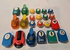 Lot of 22 Mini Paper Punches Paper Crafting Scrapbooking Cardmaking Mixed Brands
