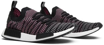ADIDAS NMD_R1 STLT PRIMEKINT RUNNING SNEAKERS MEN SHOES BLACK/WHITE/ SIZE 13 NEW
