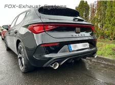  Edelstahl Sportauspuff-Komplettanlage ab OPF Cupra Leon 2.0l TSI je 100mm