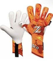 ZICO SUZAKU Dermafit Knitted Goalie Goalkeeper Gloves. New. Size 11