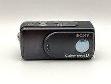 Exc SONY Cyber Shot DSC-U30 Black Digital Compact Camera From Japan 058