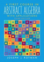 First Course In Abstract Algebra, A Joseph Rotman (U. A.) Taschenbuch 640 S.