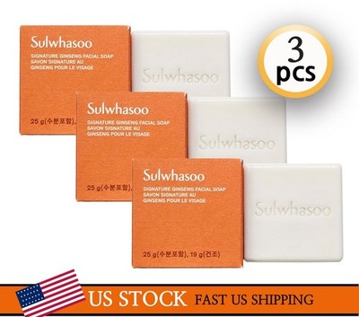 Sulwhasoo Signature Ginseng Facial Soap 25g x 3ea