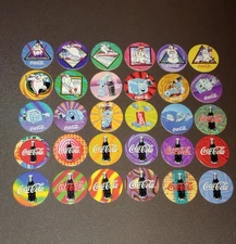 1995 The Coca-Cola Collection Coke Caps Lot Collect-A-Card