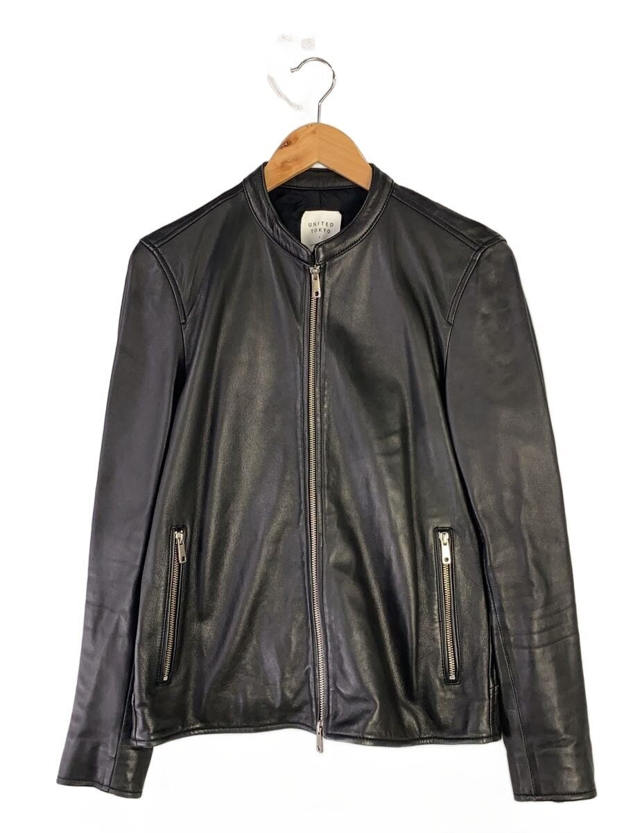 United Tokyo Single Rider Jacket/1/Sheep Leather/Blk/400452001 3567