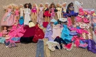 New ListingVintage 1990s Mattel Barbie Doll Lot Of 12 Dolls With Clothes & Accessories