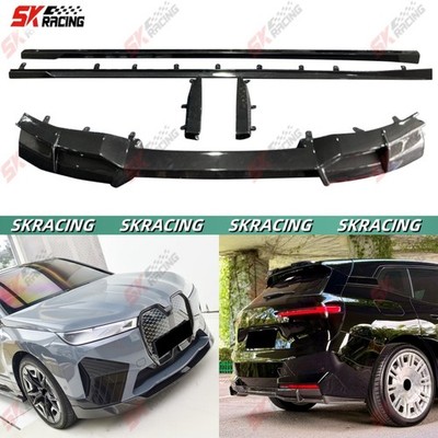 Carbon Fiber Front Rear Lip Side Skirts Spoiler Body Kits Fits BMW iX M60 23-25