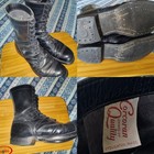 VTG Corcoran Stoughton Mass Paratrooper Jump Boots Mens 10.5 Black Split Sole