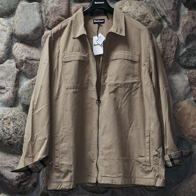 Barbour Glendale Overshirt Jacket  Stone New U.K  XXX-Large XXXL (U.S XXL)