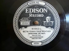 Edison 51552 Bud Birmingham and his Uke, Who Takes Care Of The Caretaker’s Daugh