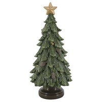 Chic Antique Deko Weihnachtsbaum Noel GrüN Mit Zapfen Und Stern 24 Cm