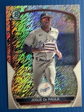 2023 Bowman Chrome - Prospects Josue De Paula #BCP-172 Shimmer Refractor (RC)