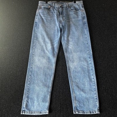 Levi's 505 Regular Fit Blue Jeans Mens W36 L30 Classic Denim