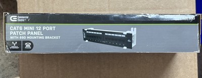 CE CAT6 Mini Data Patch Panel 12 Port. GE