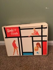 Vintage 1965 Mattel Barbie  Francie Doll White Carrying Case