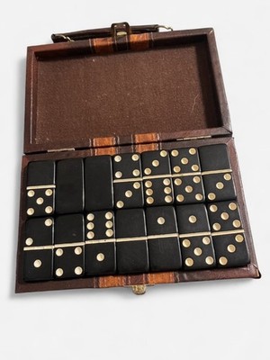 Vintage Double 6 Dominoes Set