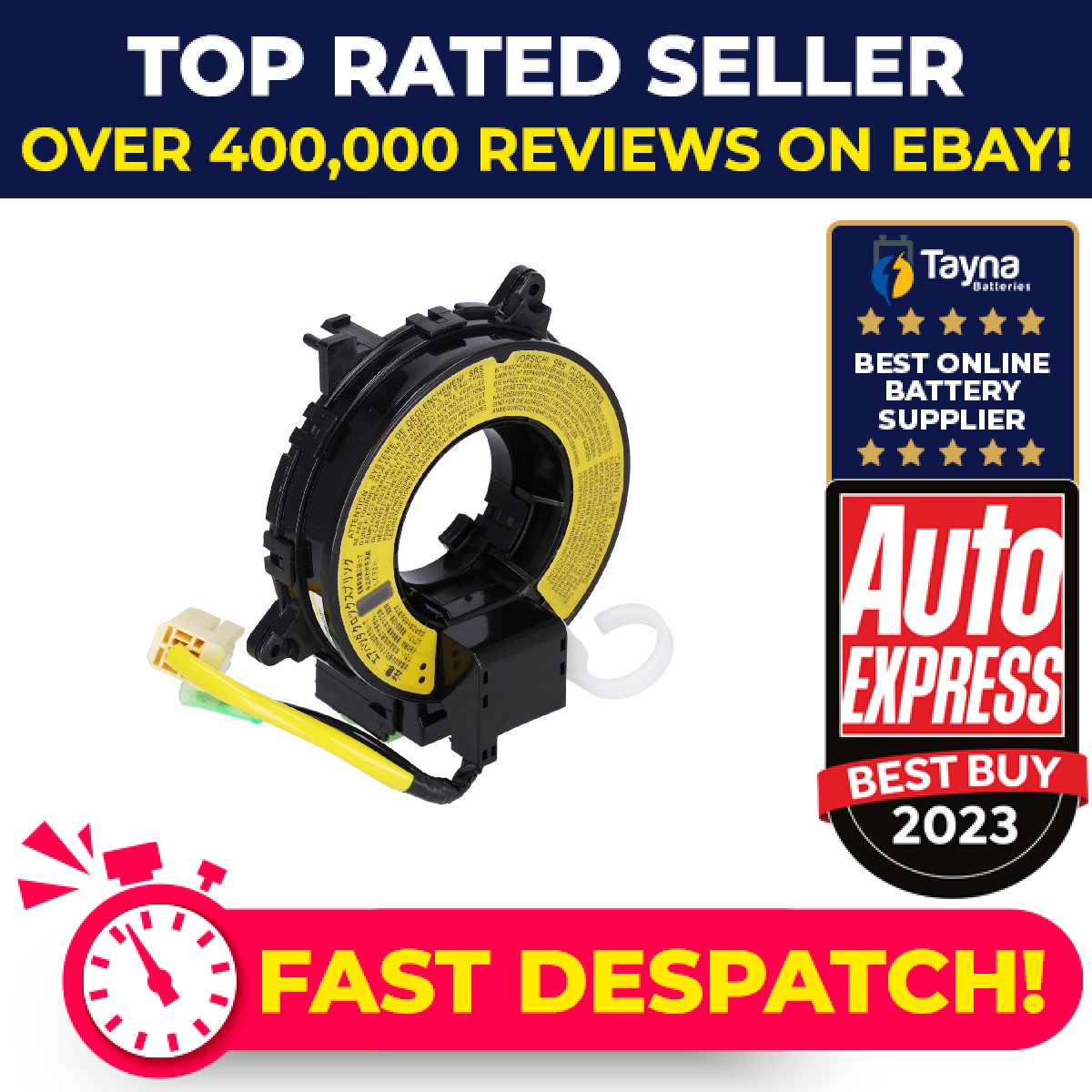 Clock Spring Squib fits MITSUBISHI OUTLANDER Mk1 2.4 2003 4G64(16V) Febi