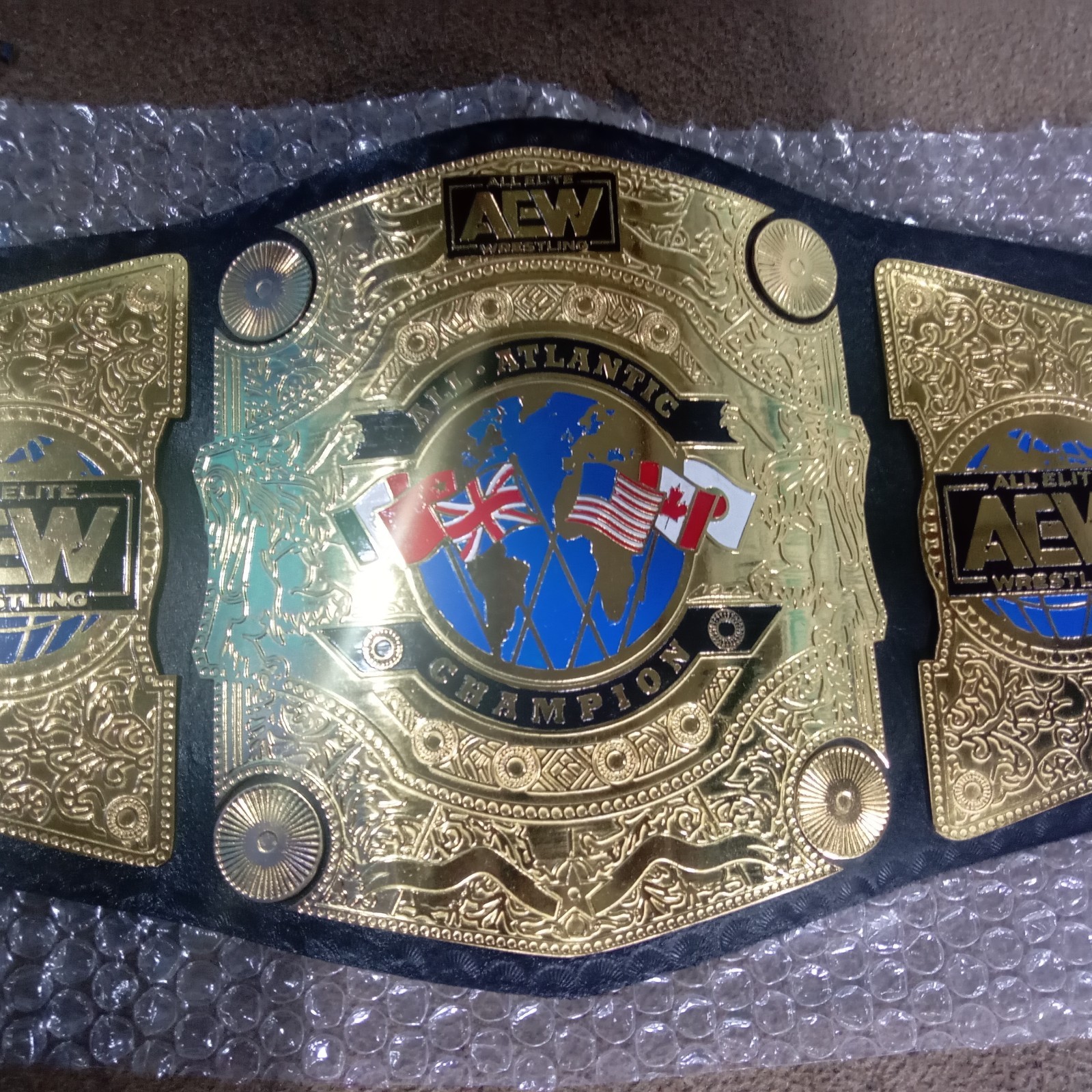 All Elite Wrestling World Championship Belt Adult Size Championship belt