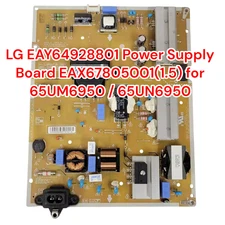 LG EAY64928801 Power Supply Board EAX67805001(1.5) for 65UM6950 / 65UN6950