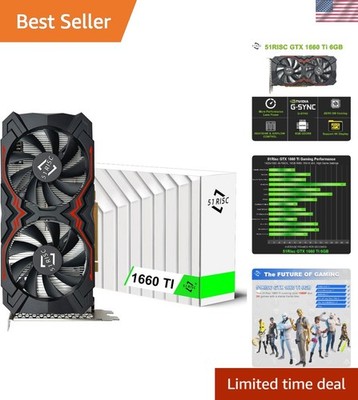GeForce GTX 1660 Ti Graphics Card, 6GB GDDR6 192bit Video Card for Gaming GPU...