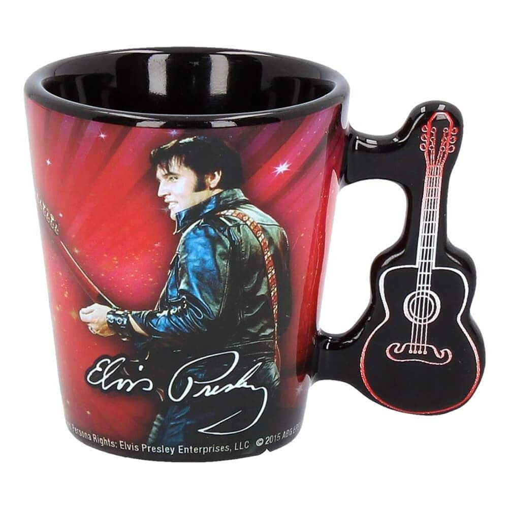 Nemesis Now Elvis '68 Espresso Cup, Red