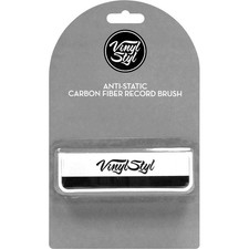 Anti-static Vinyl Record Cleaning Brush - Micro Fiber White 