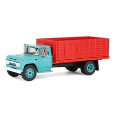 First Gear Dcp 164 Gmc 4000 Grain Truck Turquoise Red 60-2260