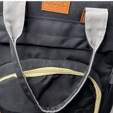 Sunshine Diaper Bag Backpack Black Quilted Large Baby Travel