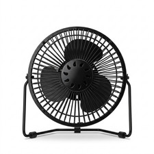 Powatron 7.5 Inch USB Desk Fan Quiet Portable Adjustable Office Desktop Fan