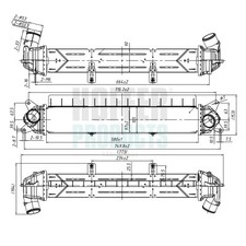 HOFFER Ladeluftkühler HYUNDAI 1,0 2827004560