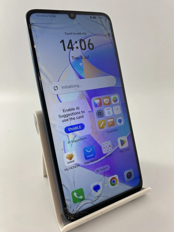 Huawei Honor 7X Blue Unlocked  32GB 5.93" Dual Cam Android Smartphone Cracked - Image 2 of 4