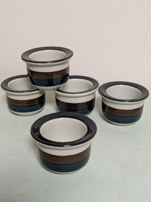 Arabia Finland Kaira 5 x Eierbecher Aus Keramik 70er Design von Anja Jaatinen