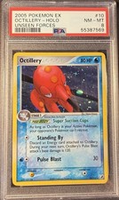 2005 Pokémon EX Unseen Forces 10 Octillery Holo PSA 8 NM-MT on eBay