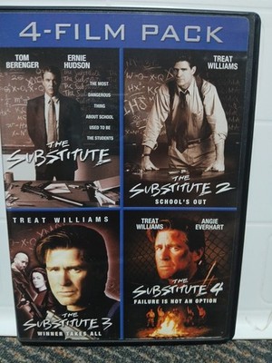 The Substitute 1-4 (DVD) 4 Film Set Tom Berenger Treat Williams 1, 2, 3, 4 OOP