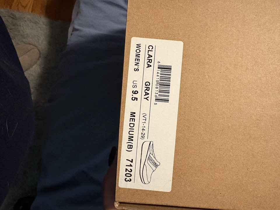 Zapatillas de cuña ajustables Orthofeet Clara para mujer, grises talla 9,5 Foto 3 de 4