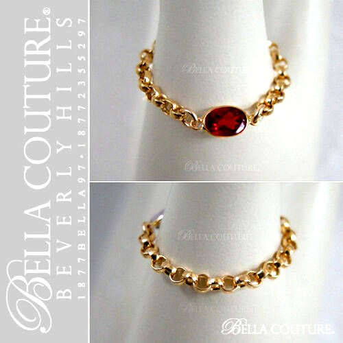 $399 NEW 14K YELLOW GOLD NATURAL GARNET VTG CHARM VICTORIAN PENDANT CHAIN RING
