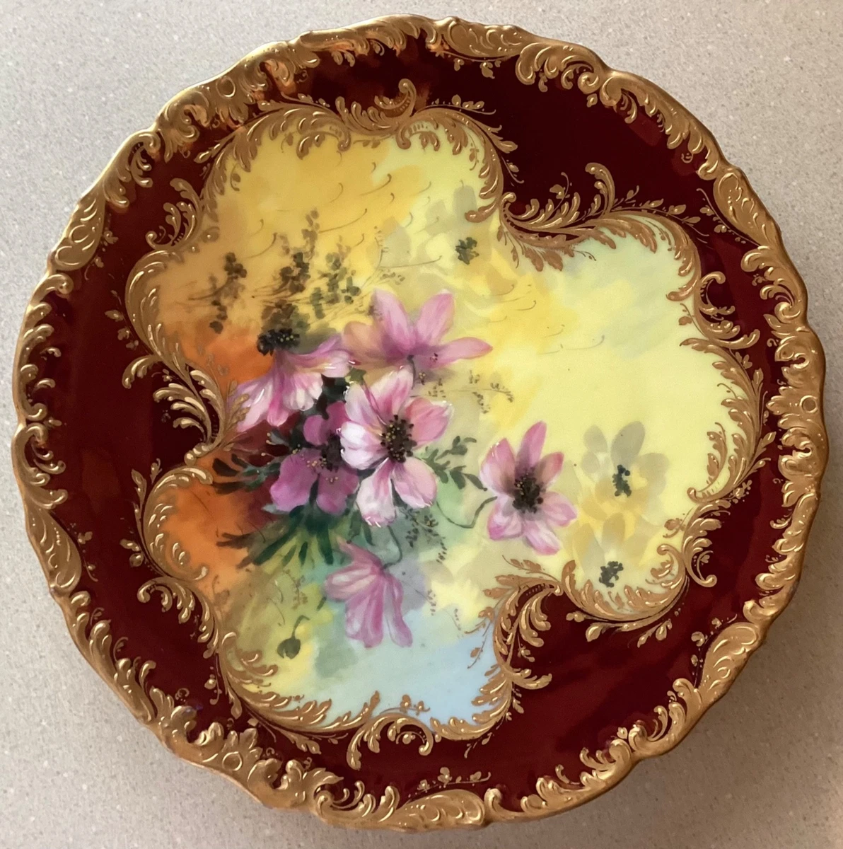 Dresden Plate In Antique Ceramic & Porcelain Plates & Chargers for